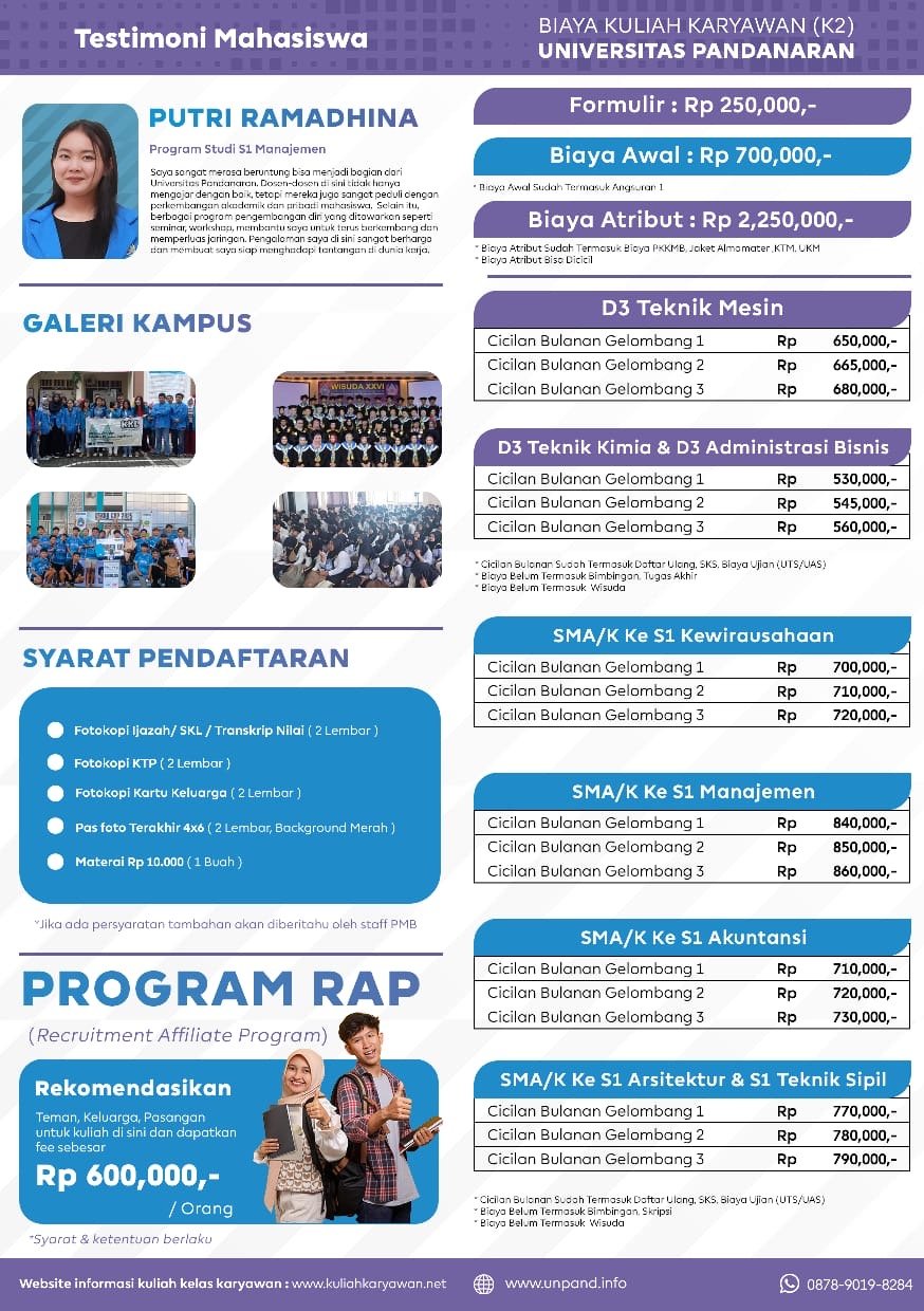 Brosur Belakang